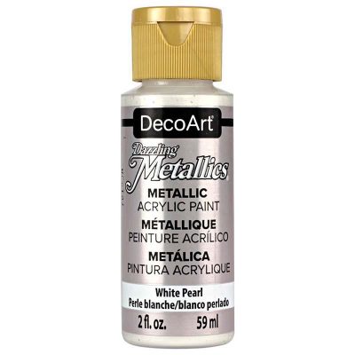 PINTURA AMERICANA 59ml METAL PERLA BLANCO No 117