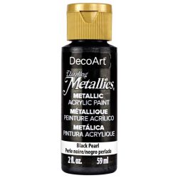 PINTURA AMERICANA 59ml METAL PERLA NEGRO No 127