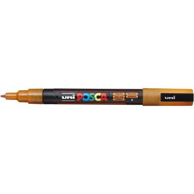 ROTULADOR POSCA PC-3ML NARANJA PURPURINA&