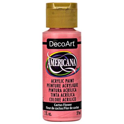 PINTURA AMERICANA 59ml CACTUS FLOWER  FRESA  N384