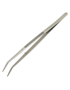 PINZA CURVA LISA DE ACERO INOXIDABLE