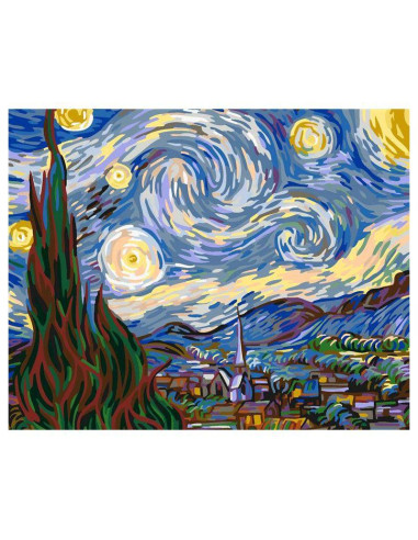 LIENZO PINTAR POR NUMEROS ALEX BOG MOD SG-0135