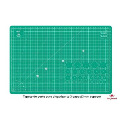 PLANCHA CORTE ROYMART 60X45 CM VERDE