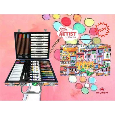MALETIN ARTISTA LITTLE ARTIST HOUSES 53 PIEZAS