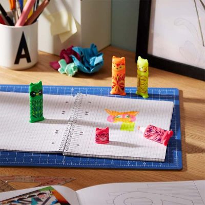 SET FLUORESCENTES MAPED ANIMALES