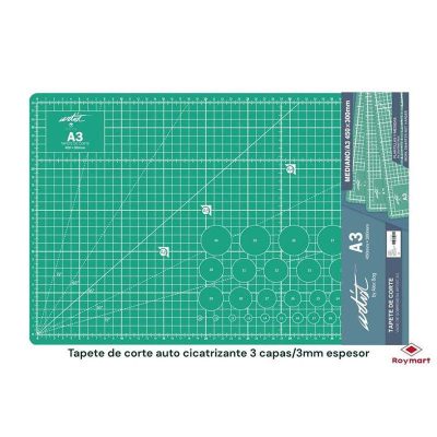 PLANCHA CORTE ROYMART A3 CM VERDE