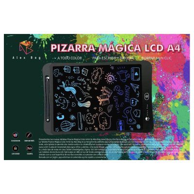 PIZARRA MAGICA LCD A4 TODO COLOR