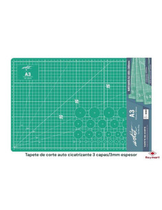 PLANCHA CORTE ROYMART A3 CM VERDE