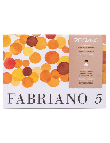 BLOC ACUARELA DIS5 FAB  31X41 300G 20H 19100260