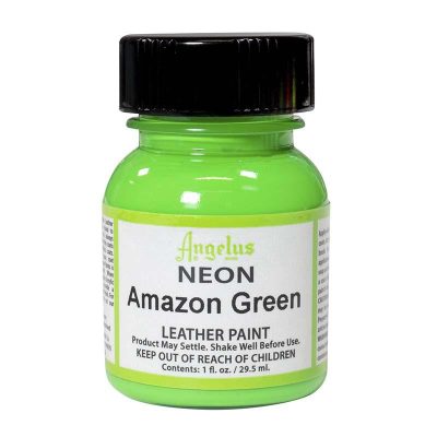 PINTURA CUERO NEON ANGELUS 29 5ml AMAZON GREEN