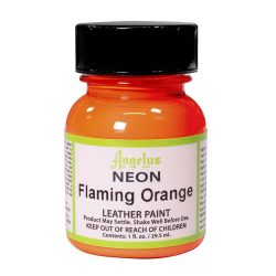 PINTURA CUERO NEON ANGELUS 29 5ml FLAMING ORANGE