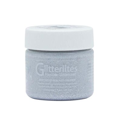 PINTURA CUERO GLIT ANGELUS 29 5ml SILVER SPARK
