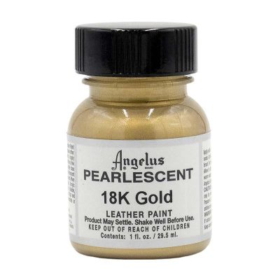 PINTURA CUERO METALIZADA ANGELUS 29 5ml 18K GOLD