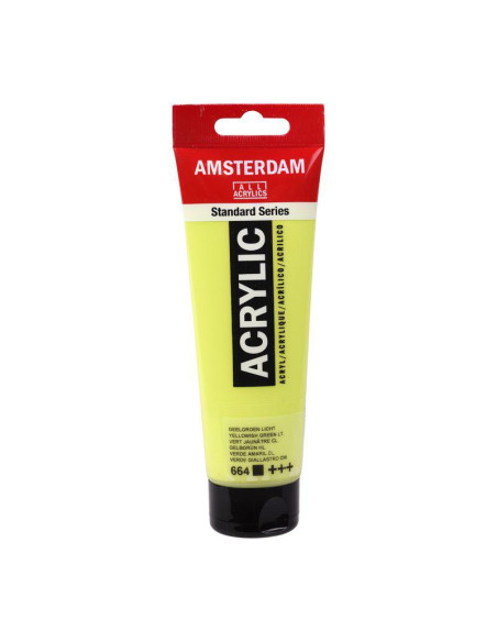 ACRILICO AMSTERDAM 120ML VERDE AMARILLEO CLARO 664
