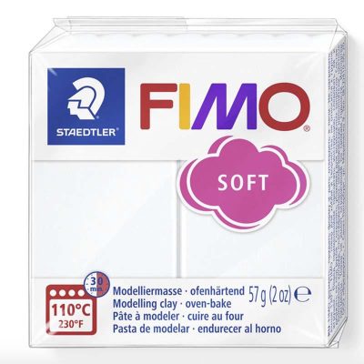 PASTA FIMO SOFT 8020 57gr 0 BLANCO