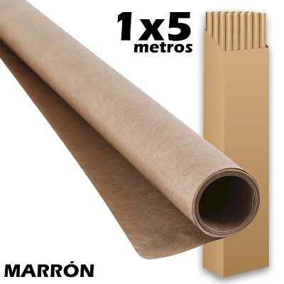 PAPEL KRAFT SADIPAL ROLLO 1X5M MARRON