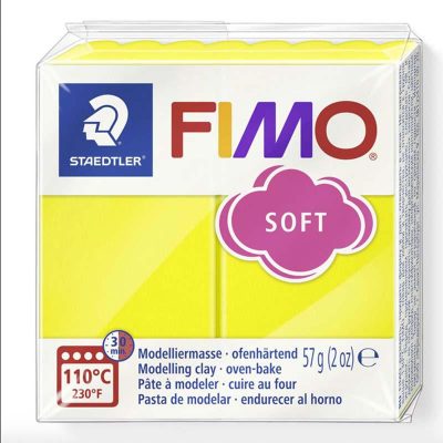 PASTA FIMO SOFT 8020 57gr 10 AMARILLO LIMON