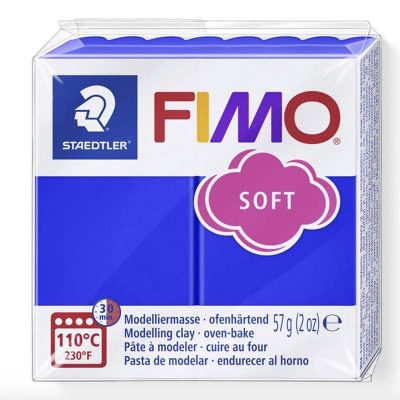 PASTA FIMO SOFT 8020 57gr 33 AZUL BRILLANTE