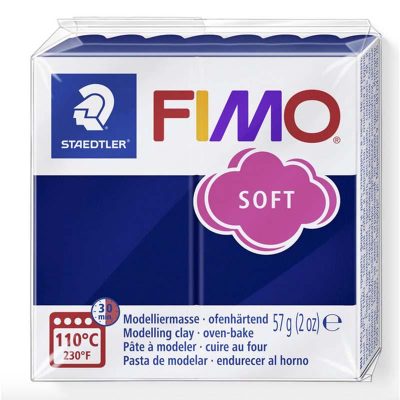 PASTA FIMO SOFT 8020 57gr 35 AZUL OSCURO
