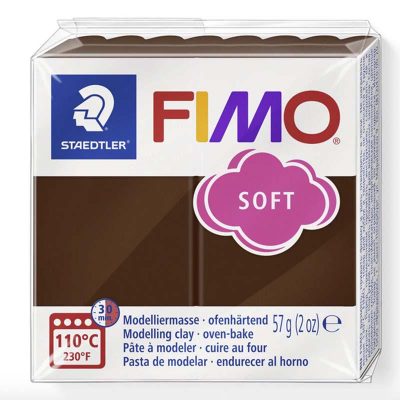 PASTA FIMO SOFT 8020 57gr 75 MARRON