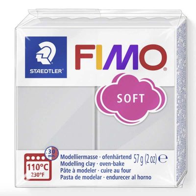 PASTA FIMO SOFT 8020 57gr 80 GRIS