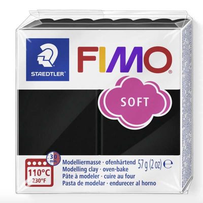 PASTA FIMO SOFT 8020 57gr 9 NEGRO