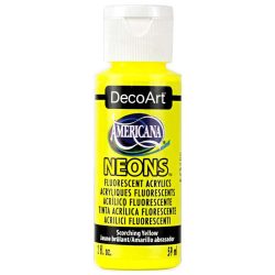PINTURA AMERICANA 59ml NEON AMARILLO ABRASADOR