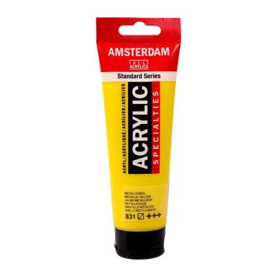 ACRILICO AMSTERDAM 120ML AMARILLO METAL 831
