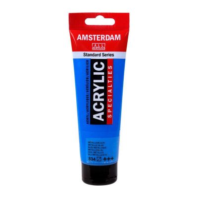ACRILICO AMSTERDAM 120ML AZUL METAL 834