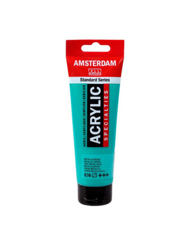 ACRILICO AMSTERDAM 120ML VERDE METAL 836