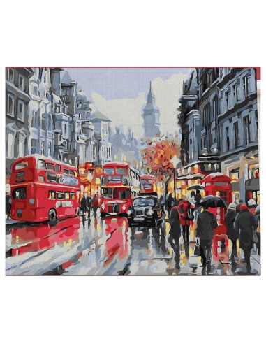 LIENZO PINTAR POR NUMEROS ALEX BOG MOD SG-9358