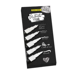 ROTULADOR ACRILICO ONLINE BLANCO ESTUCHE 5 UDS