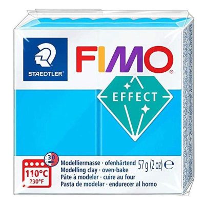 PASTA FIMO EFFECT 8010 57gr 374 TRANSLUCENT BLUE