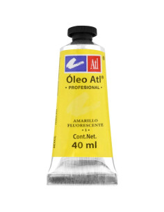 PINTURA AL ÓLEO - RODIN ATL FLUOR 40ML AMARILLO