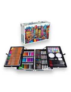MALETIN ARTISTA LITTLE ARTIST HOUSES 145 PIEZAS