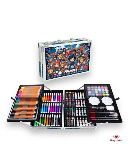 MALETIN ARTISTA LITTLE ARTIST MANGA 145 PIEZAS