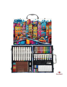 MALETIN ARTISTA LITTLE ARTIST HOUSES 53 PIEZAS