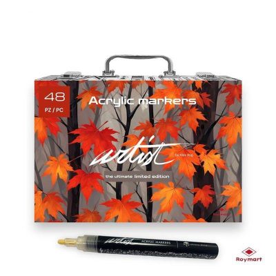 ROTULADOR ACRILICO ALEX BOG 5MM MALETIN 48 COLORES
