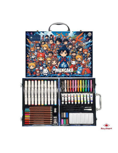 MALETIN ARTISTA LITTLE ARTIST MANGA 53 PIEZAS