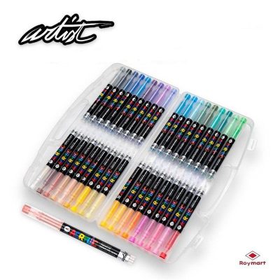 ROTULADOR ACRILICO ALEX BOG PINCEL 36 COLORES