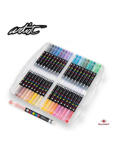 ROTULADOR ACRILICO ALEX BOG PINCEL 36 COLORES