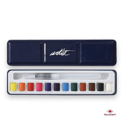 ACUARELAS ARTIST ESTUCHE 12 COLORES