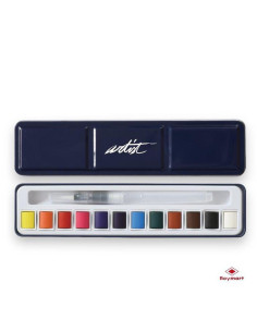 ACUARELAS ARTIST ESTUCHE 12 COLORES
