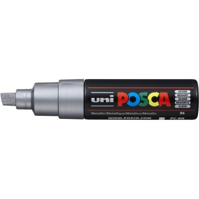 ROTULADOR POSCA PC-8K PLATA METÁLICO