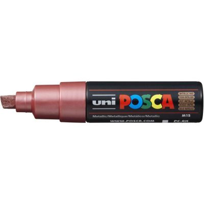 ROTULADOR POSCA PC-8K ROJO METÁLICO