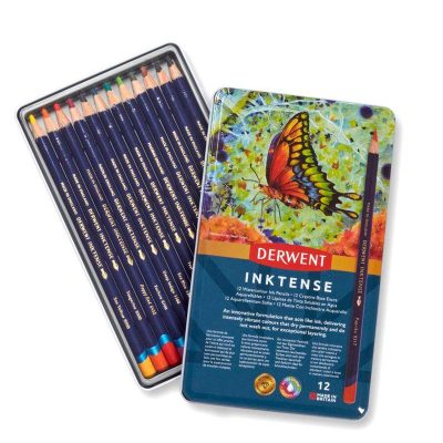 LAPICES ACUARELABLES DERWENT INKTENSE C/12