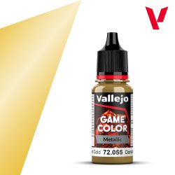 PINTURA VALLEJO GAME METAL 18 ml DORADO PULIDO