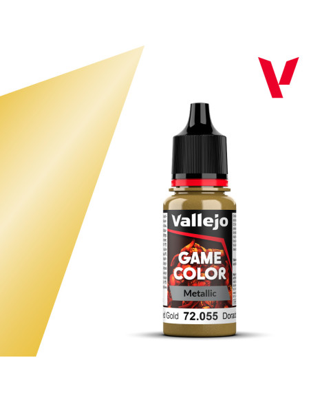 PINTURA VALLEJO GAME METAL 18 ml DORADO PULIDO