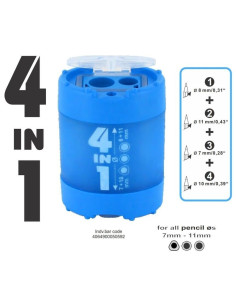 AFILADOR PLASTICO DEP  KUM 4 BOCAS 423204 2