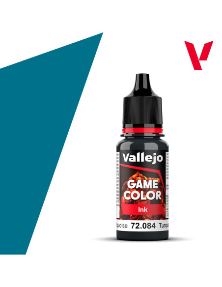 TINTA VALLEJO GAME INK 18 ml TURQUESA OSCURO